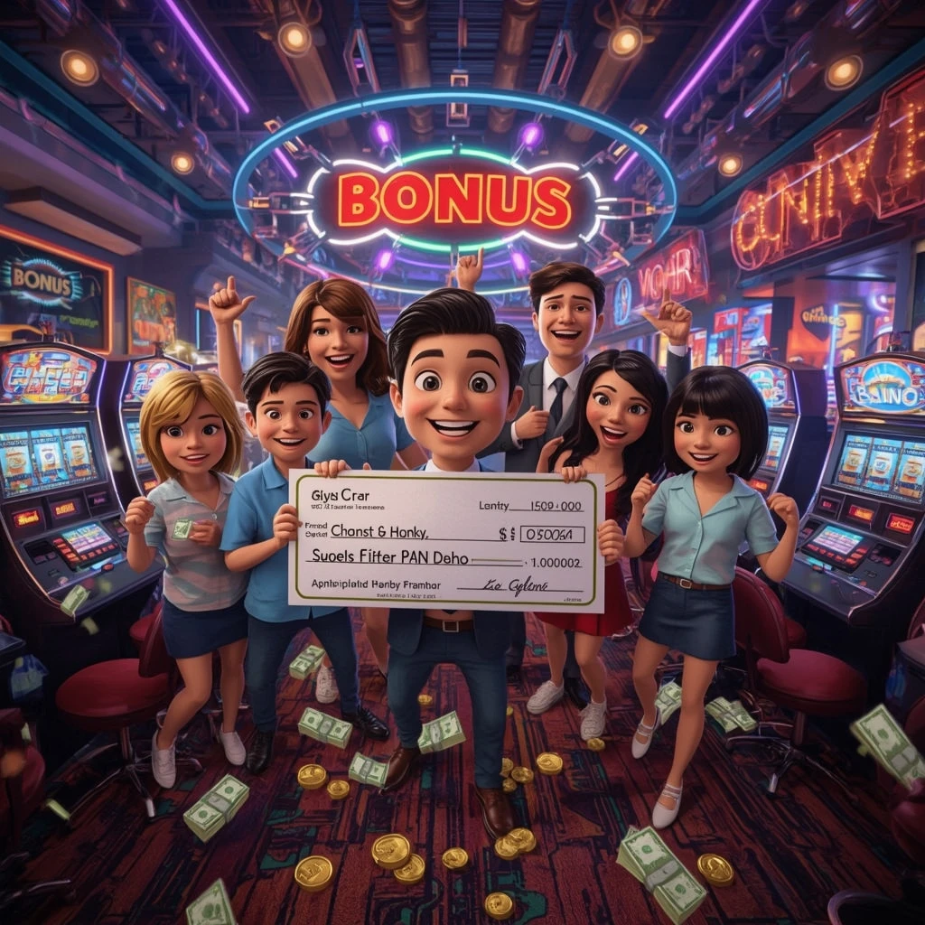bonus dans les mains de l'homme au casino PMU.fr CASINO